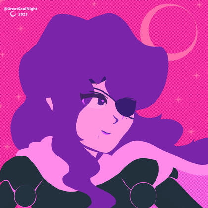 One of the first I drew in this style as a remake of my older PFP to commemorate 2023 & wanting that to be a new leaf for my life