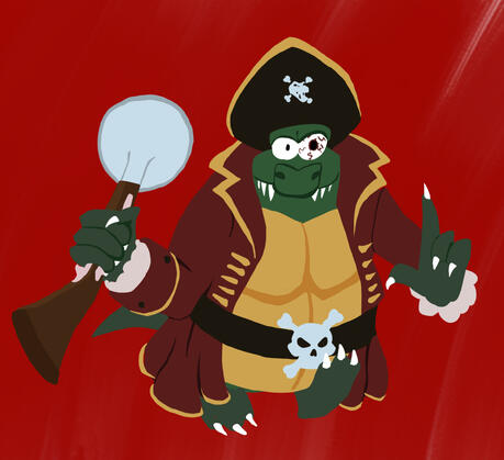 Kaptain K Rool quick Sketch