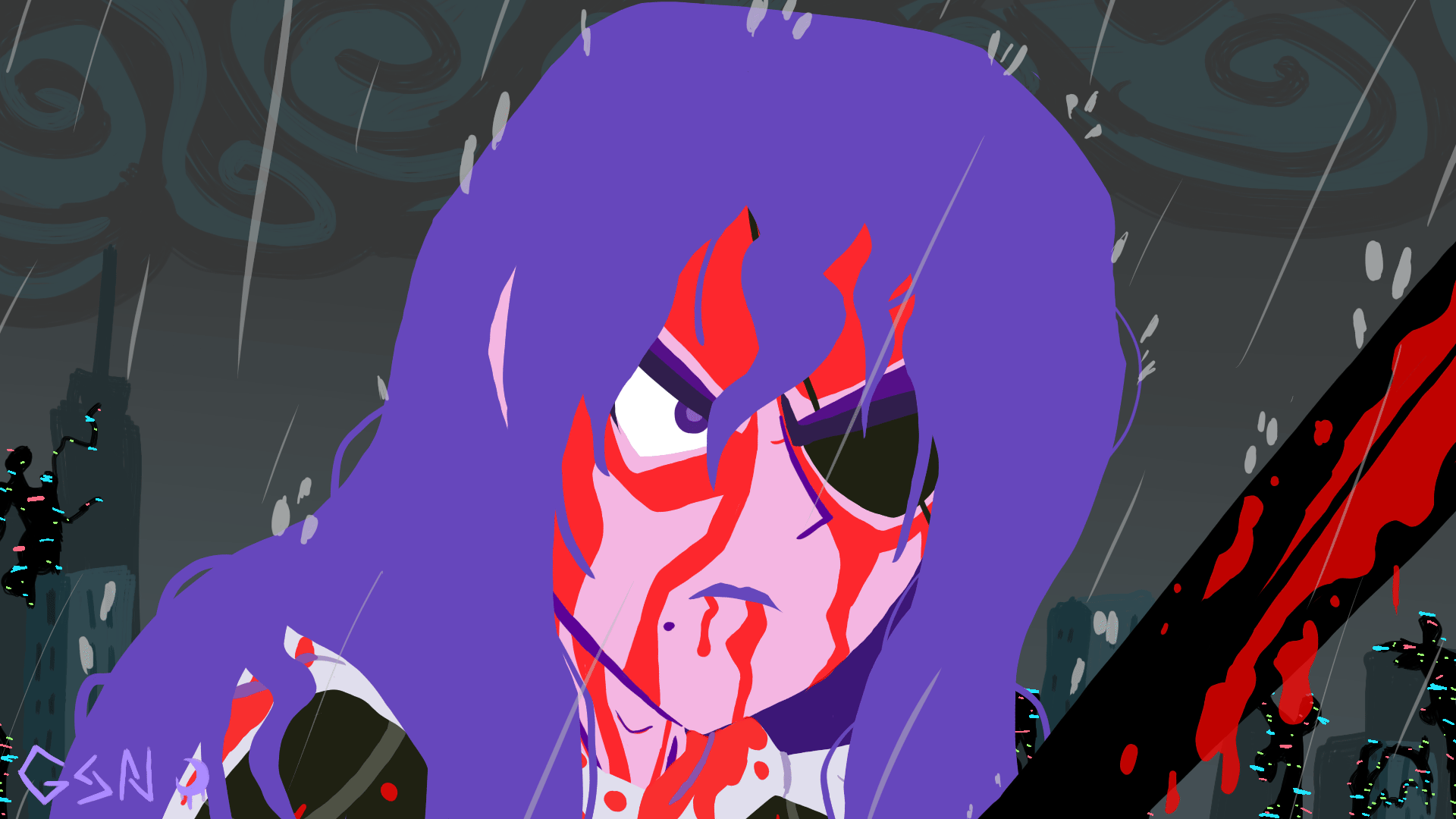 This was made after seeing Samurai Jack S5, mainly the first 3 episodes. Not to mention a piece more lore fitting, even with Darkness seeping in from Learning With Pibby